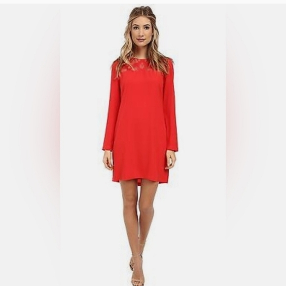 BCBGMaxAzria Dresses & Skirts - BCBG Maxarzia Elegant Red Dress, Brand New (Size XS)